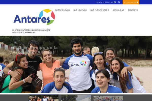 Charitas theme site design template sample