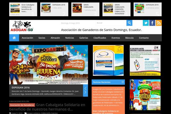 Metro theme site design template sample