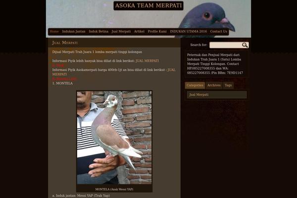 MT dark theme site design template sample