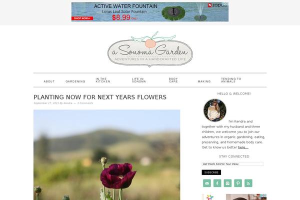 Foodie Pro theme site design template sample