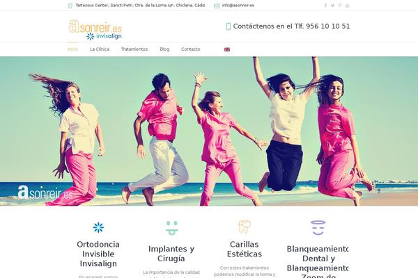 Dental-clinic theme site design template sample