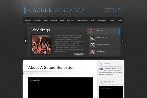 Polished theme site design template sample