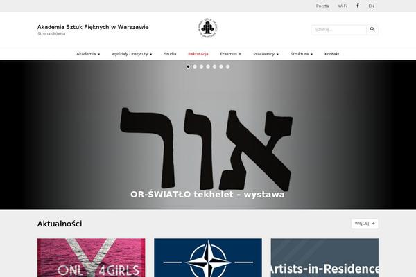 Site using Wp-contrast plugin