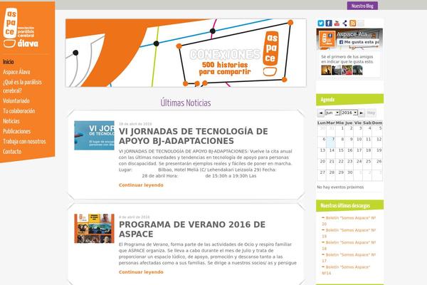aspacealava.org site used Aspace