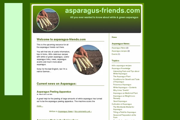 asparagus-friends.com site used Ganjapress