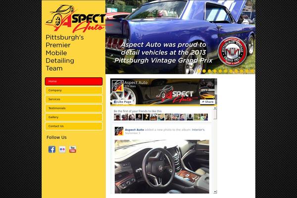 Aspect theme site design template sample