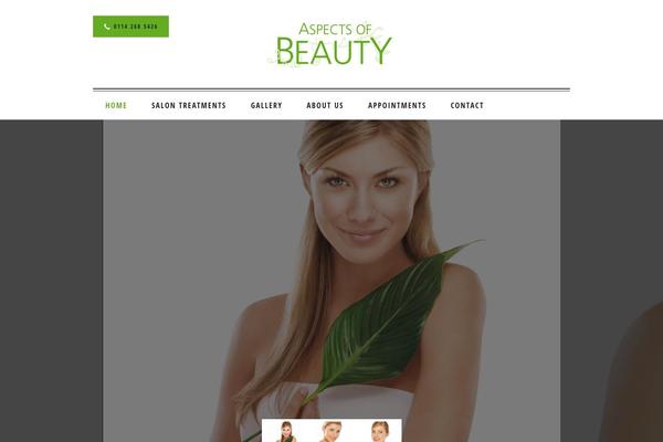 Nailsbar theme site design template sample