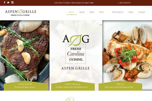 NUVO theme site design template sample