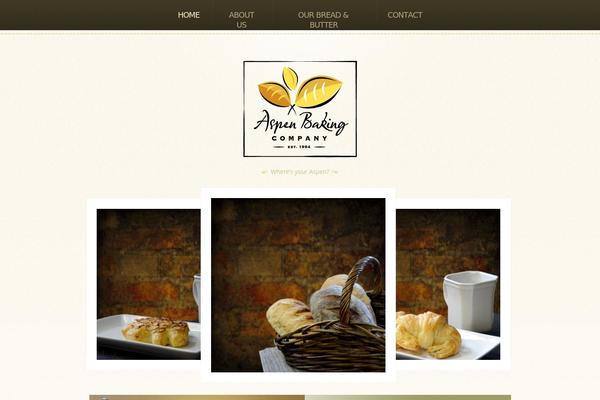 aspenbaking.com site used Theme1949