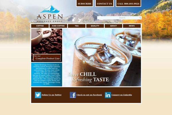 Aspen theme site design template sample