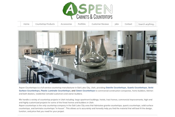 aspencountertops.com site used Iwcountertopstheme