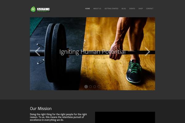 Workout theme site design template sample