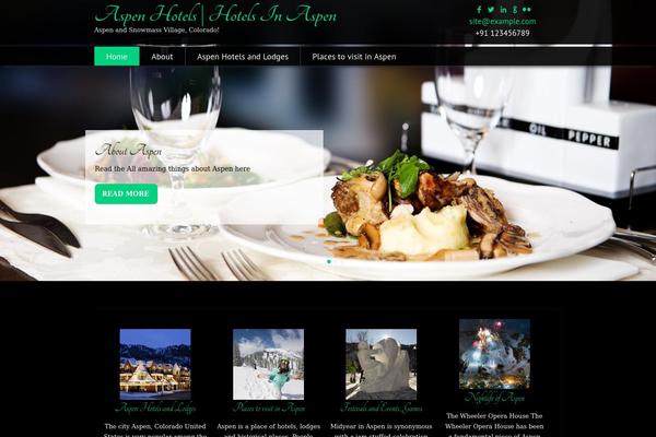 Clovemix theme site design template sample