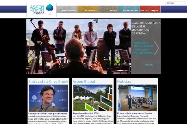 Aspen theme site design template sample