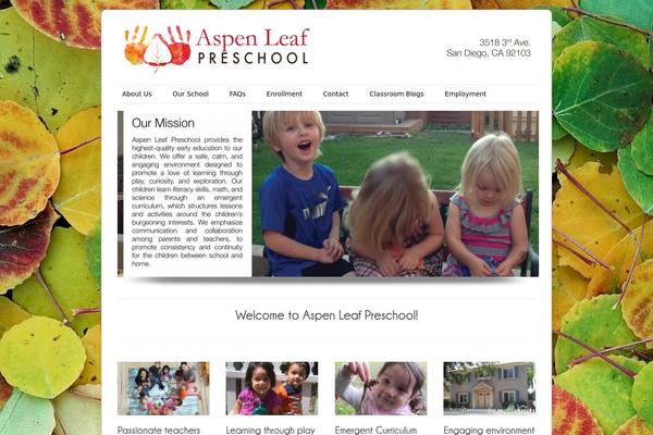 aspenleafpreschool.com site used ColorWay