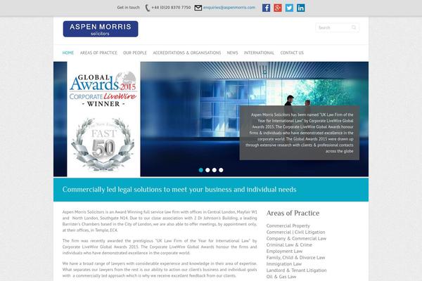 aspenmorris.com site used Abbey
