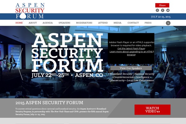 Aspen theme site design template sample