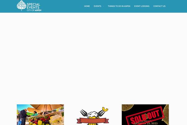 Imevent-child theme site design template sample