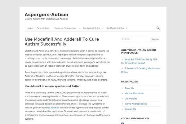 aspergers-autism.com site used Brood