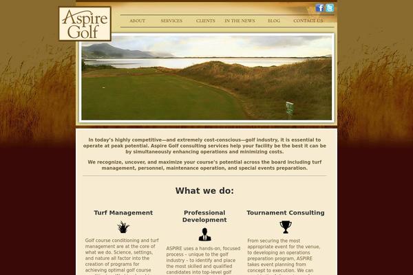 Aspire theme site design template sample