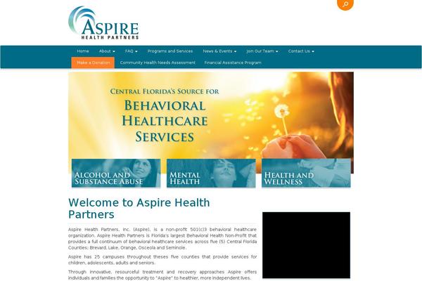 Aspire theme site design template sample