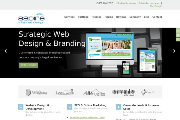 aspireid theme websites examples