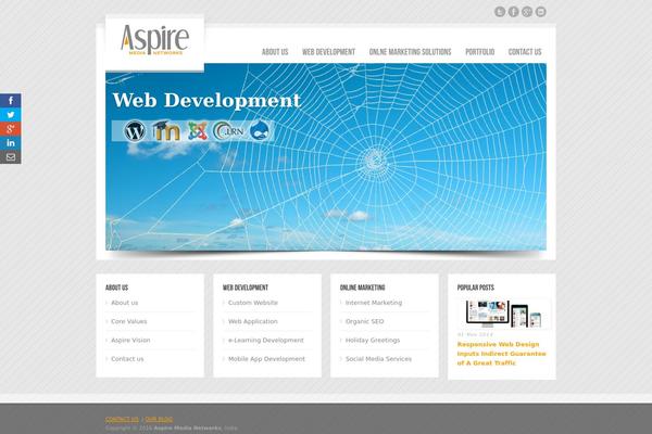 aspirenetwork.in site used RT-Theme 17