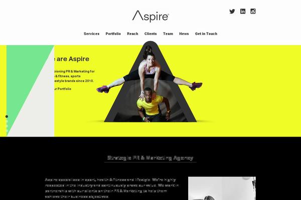 Aspire theme site design template sample