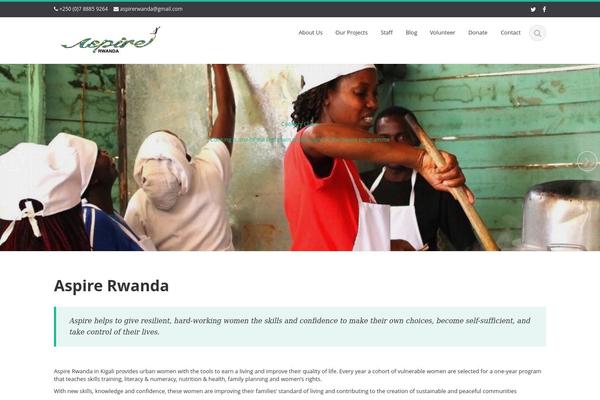 Ascent theme site design template sample