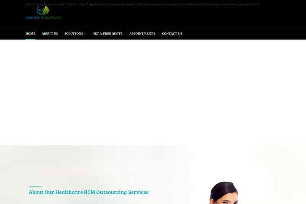 Medicare theme site design template sample