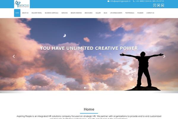 Site using Testimonial Slider plugin