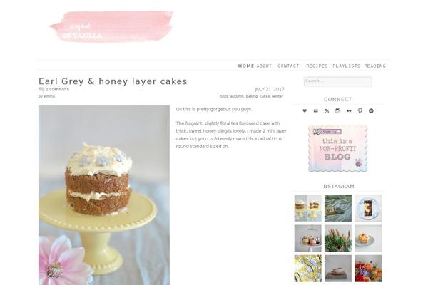 asplashofvanilla.com site used Biscuit
