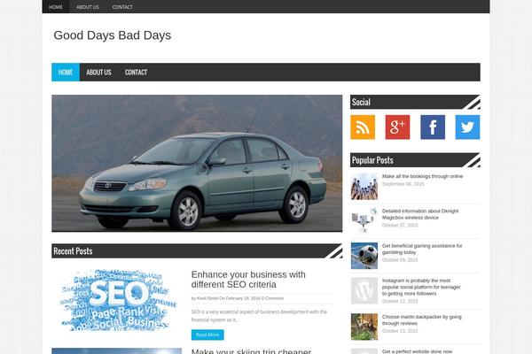 BresponZive theme site design template sample