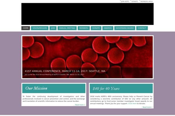 Parabola theme site design template sample