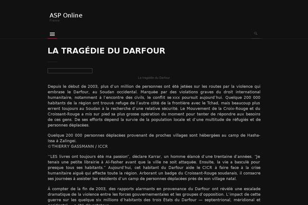 Brave theme site design template sample