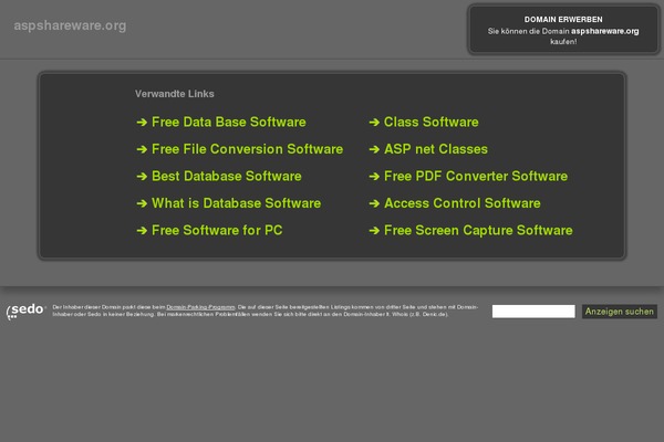 aspshareware.org site used Asp2013
