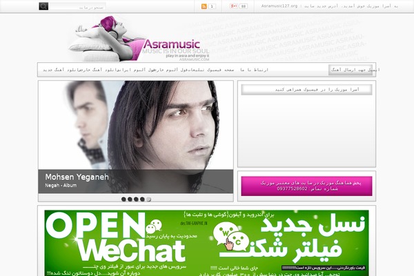 SkyDesign-Asramusic theme websites examples