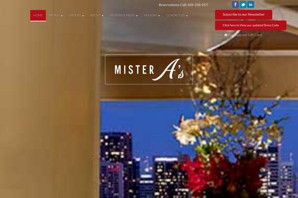 asrestaurant.com site used Bertrand-wp