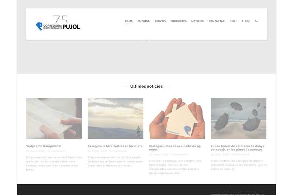 Dante theme site design template sample