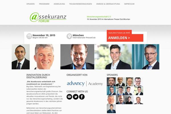 Event Manager theme site design template sample