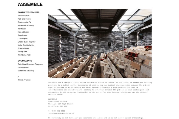 Site using Adjustly Collapse plugin
