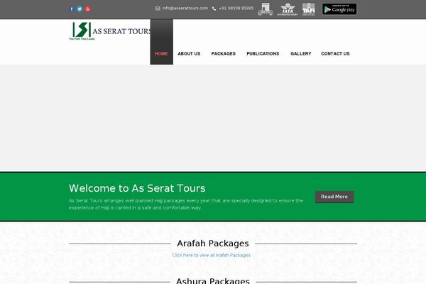 Tour Package theme site design template sample