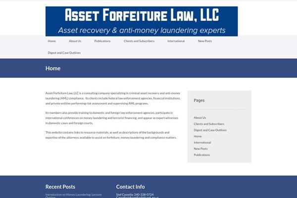 Lawyeria Lite theme site design template sample