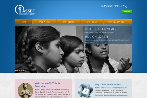 assetindiafoundation.org site used Asset