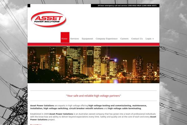 Passion theme site design template sample