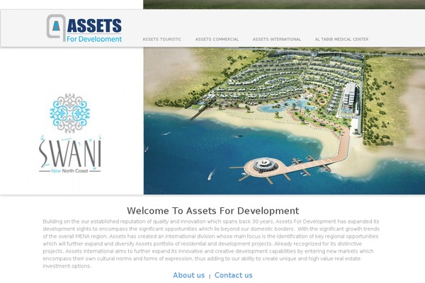 Gaia theme site design template sample