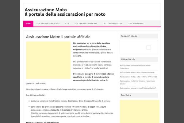 Iconic One theme site design template sample
