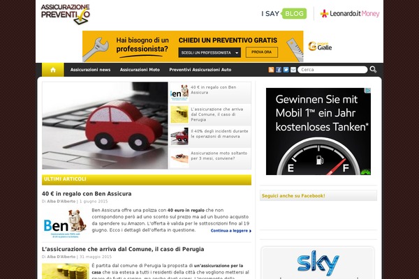 assicurazionipreventivo.com site used Isaytheme2012