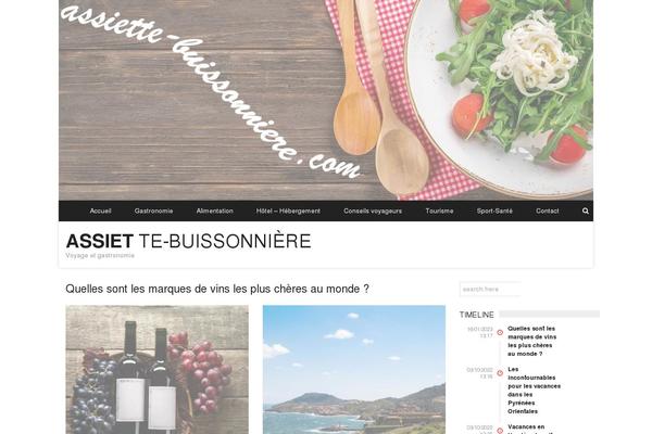 TrendyBlog theme site design template sample