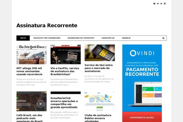 Barcelona theme site design template sample